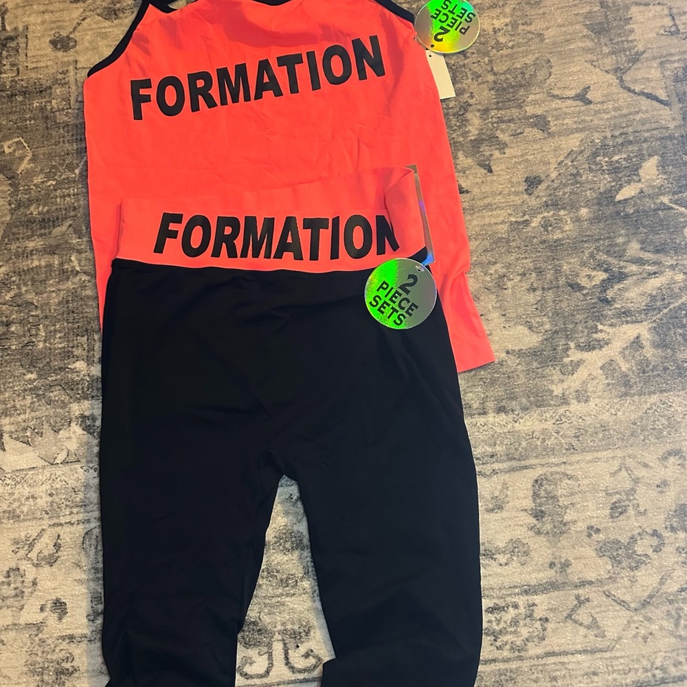 Activewear Pink and Black 2 piece